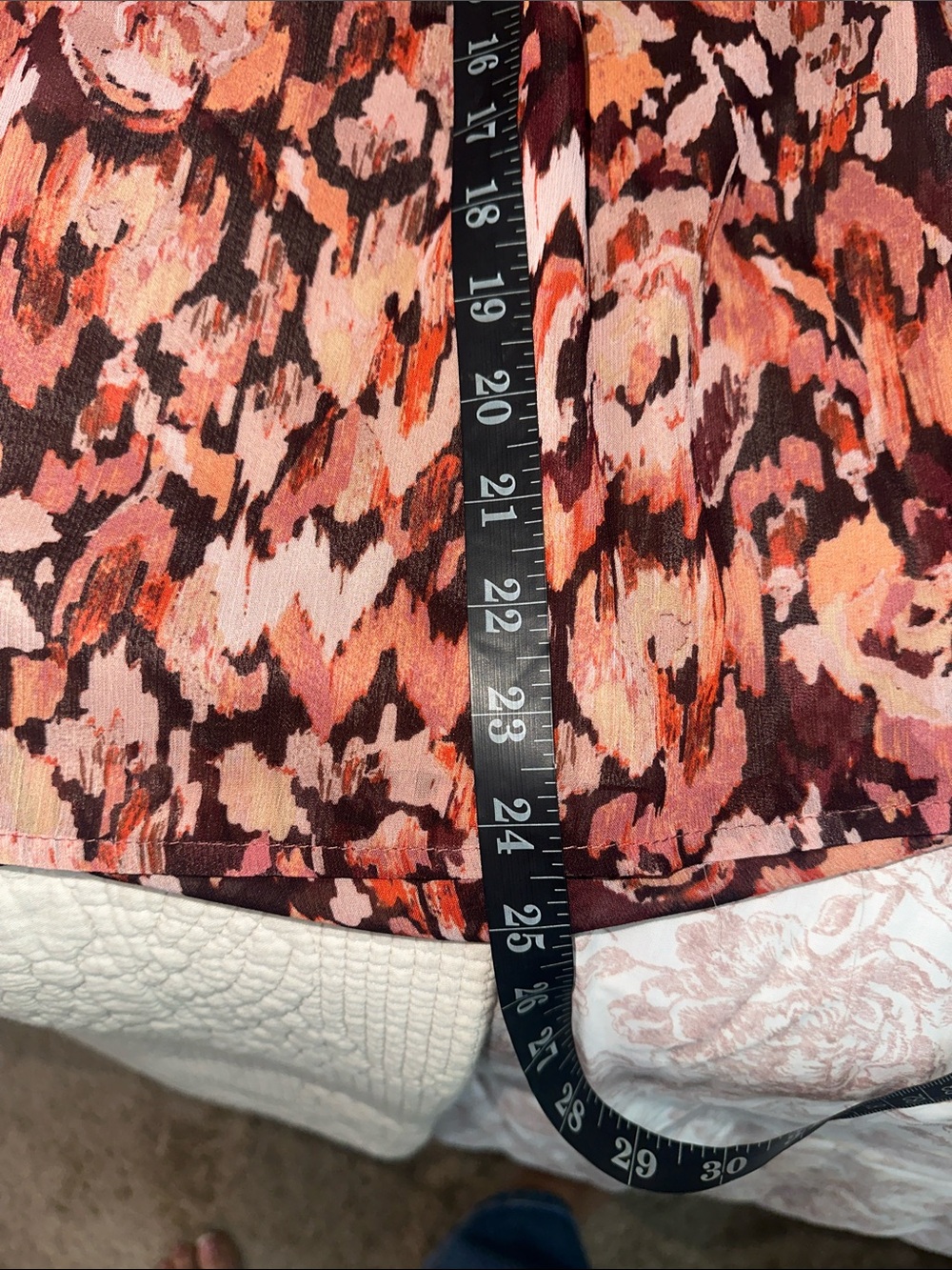 Boheme Multicolor Floral-Print Button Down Blouse - Picture 9 of 9